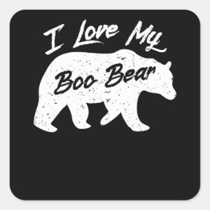 Polar Bear Spirit Bear Halloween Animal Lover Square Sticker