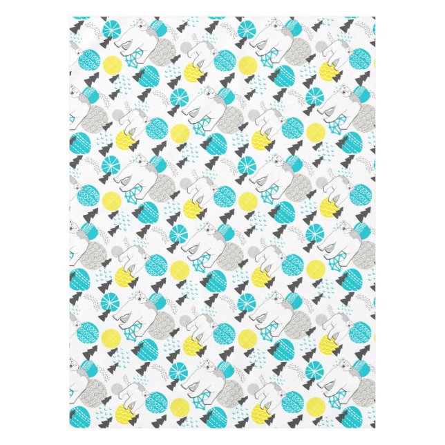 Polar bear tablecloth (Front)