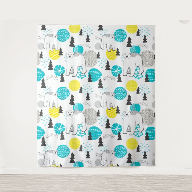 Polar bear tapestry (Front)