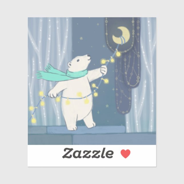 Polar Bear & the Moon (Sheet)