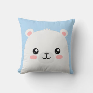 Polar Bear Throw Pillow
