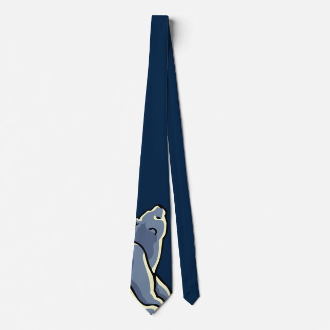 Polar Bear Tie Bear Cub Neckties Customizable (Front)