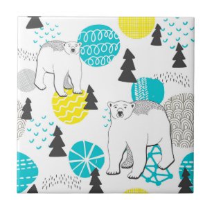 Polar bear tile