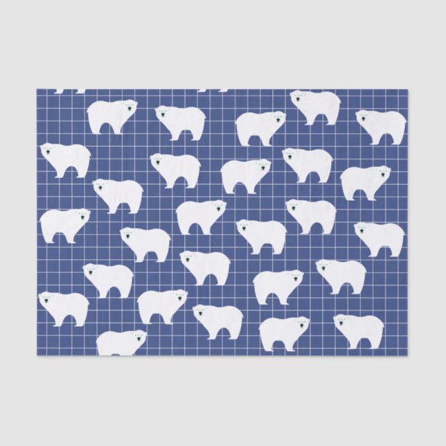 Polar Bear Tissue Paper (Front)