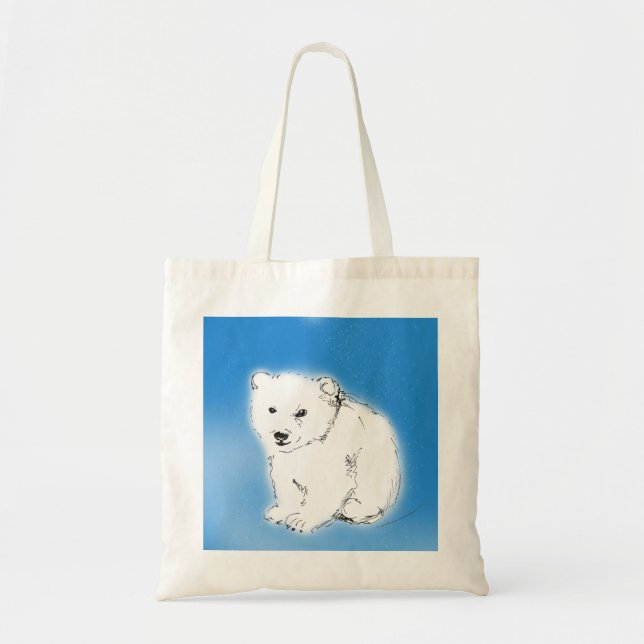 Polar bear tote bag (Front)