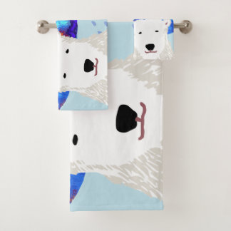 Polar Bear Towel Set