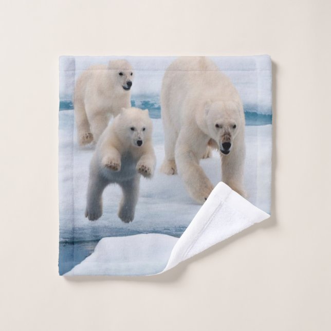 Polar Bear Towel Sets (Wash Cloth)