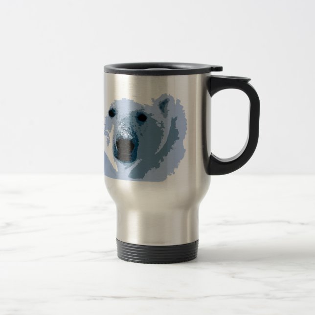 Polar Bear Travel Mug (Right)