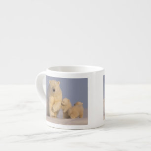 polar bear, Ursus maritimus, sow with newborn Espresso Cup
