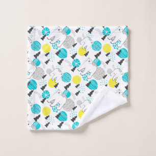 Polar bear wash cloth
