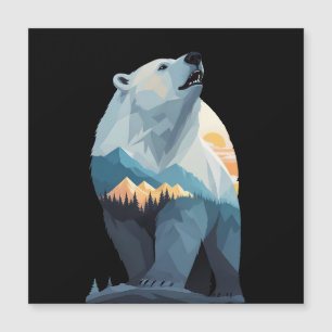 Polar Bear Wearing Hoodie Funny Cool Animal Calm