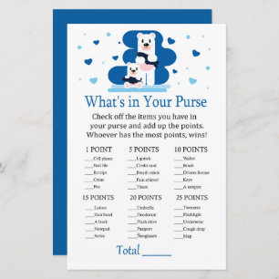 Polar bear What's in your purse game