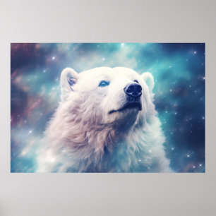 Polar Bear Wild Animal Majestic Wilderness Art Poster