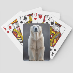 Polar Bear Wildlife Majestic Nature Life Wallpaper Playing Cards