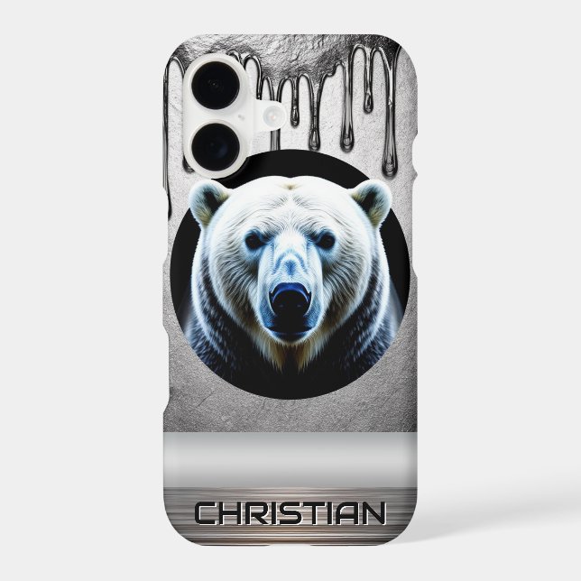 Polar Bear With Custom Name 🐻‍❄️ (Back)