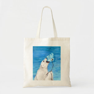 Polar Bear with Toasted Marshmallow Tote Bag