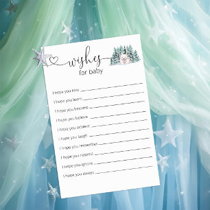 Polar Bear Woodland Baby Shower  Wishes For Baby 