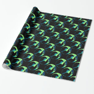 Polar Bear Wrapping Paper Tribal Art Gift Paper