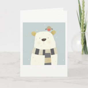 Polar Bear Xmas Card