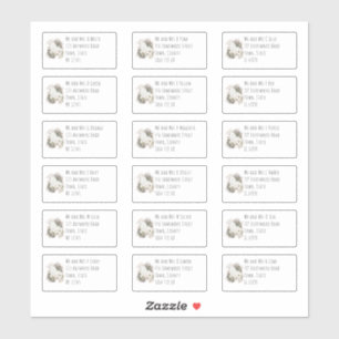 Polar Bears 18 Individual Name Address Labels