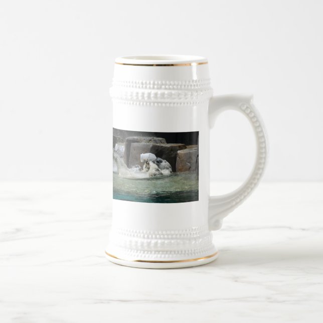 Polar Bears Beer Stein (Right)