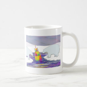 Polar Bears Birthday Cake Coffee Mug