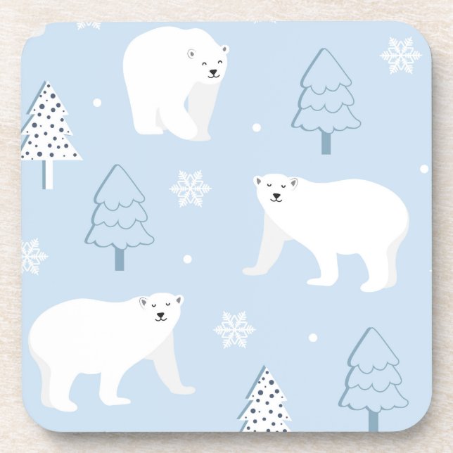 Polar Bears Coaster (Front)