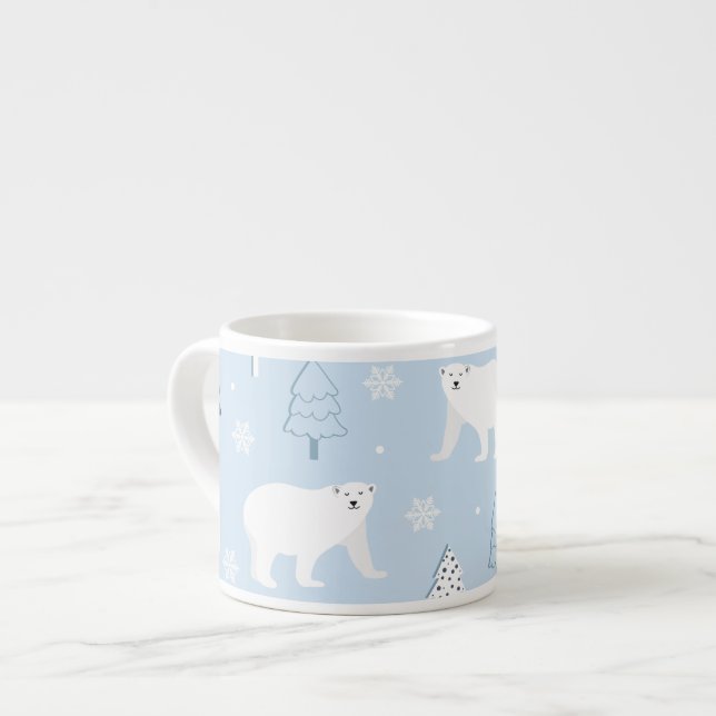 Polar Bears Espresso Cup (Front Left)