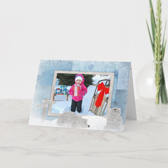 Polar Bears Holiday Card (Front)
