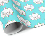 Polar Bears in Pom Pom Ski Hats Wrapping Paper<br><div class="desc">Polar bears bedecked in winter hats. See the coordinating gift sticker.</div>