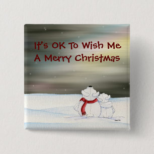 Polar Bears It's Ok Button