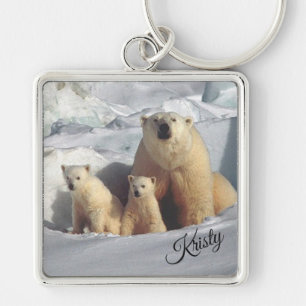 Polar Bears Keychain