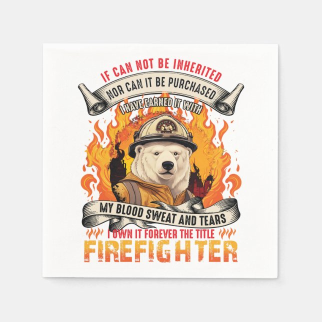 Polar Bears Napkin (Front)