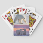 Polar Bears on a Deck of Playing Cards