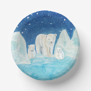 Polar Bears    Paper Plate