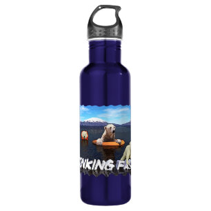 Polar Bears - Sinking Fast 710 Ml Water Bottle