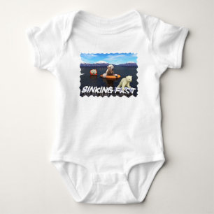 Polar Bears - Sinking Fast Baby Bodysuit