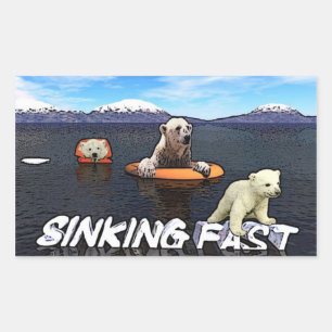 Polar Bears - Sinking Fast Sticker