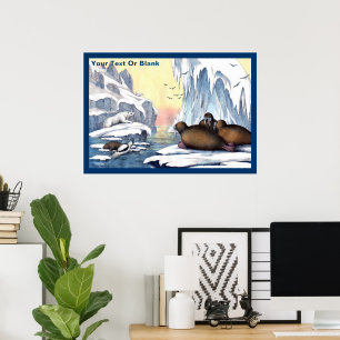 Polar Bears, Walrus, And Seals Poster