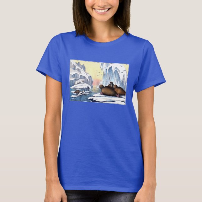 Polar Bears, Walrus, And Seals T-Shirt (Front)