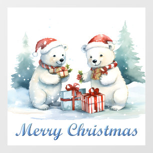Polar Bears Window Cling