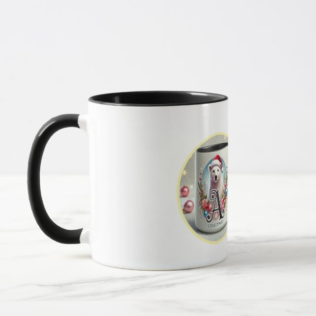    Polar Bejar Monogram 'A' Classic Mug, 11 oz Mug (Left)