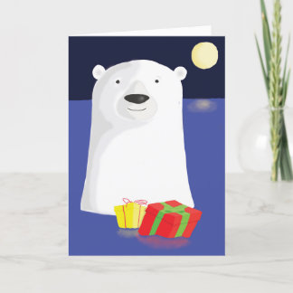 Polar Christmas Holiday Card
