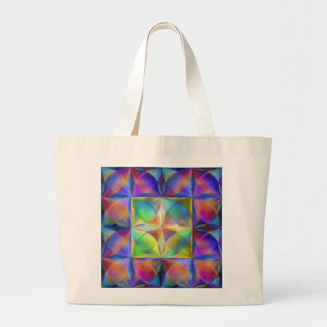 Polar Design II Large Tote Bag (Front)