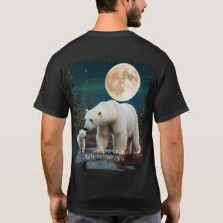 Polar Elegance Under the Moonlight T-Shirt