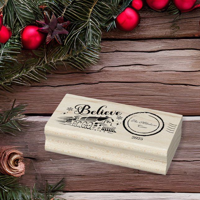 Polar Express Christmas Ticket Rubber Stamp (Creator Uploaded)