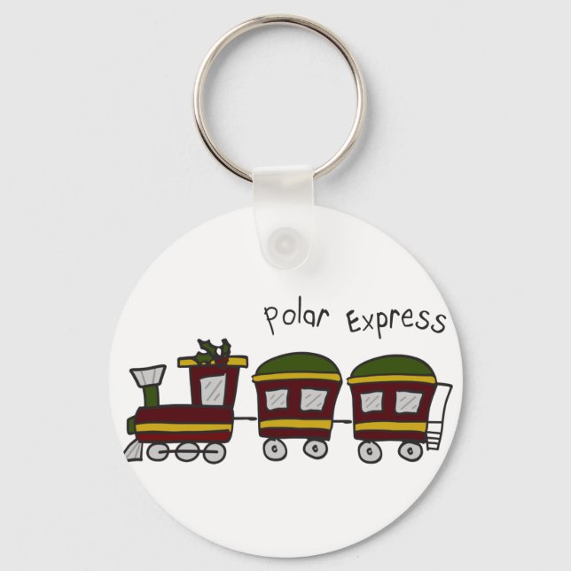 Polar Express Train Keychain (Front)