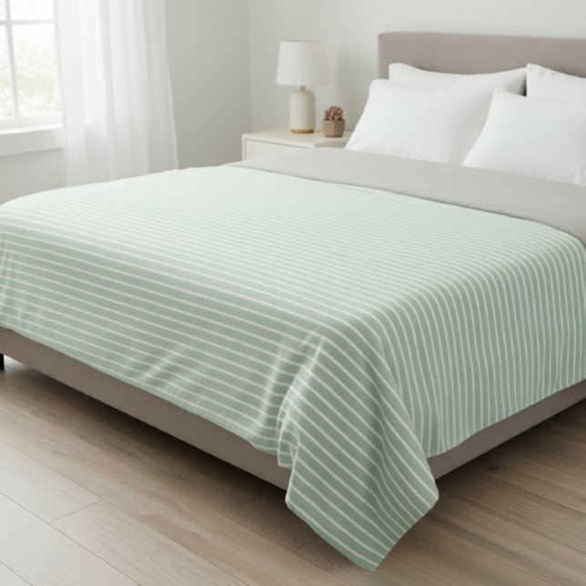 Polar fleece blanket with stripes. (Creator Uploaded)