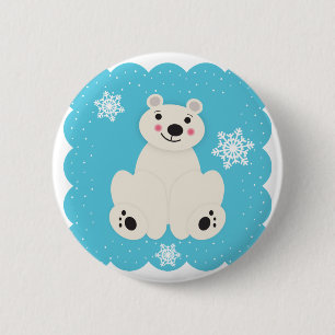 Polar Friend 2 Inch Round Button
