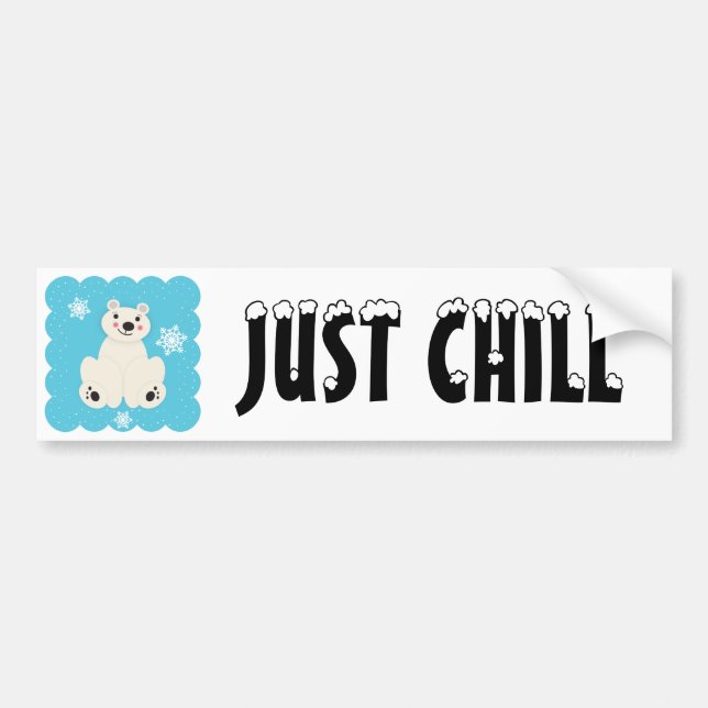 Polar Friend Bumper Sticker (Front)